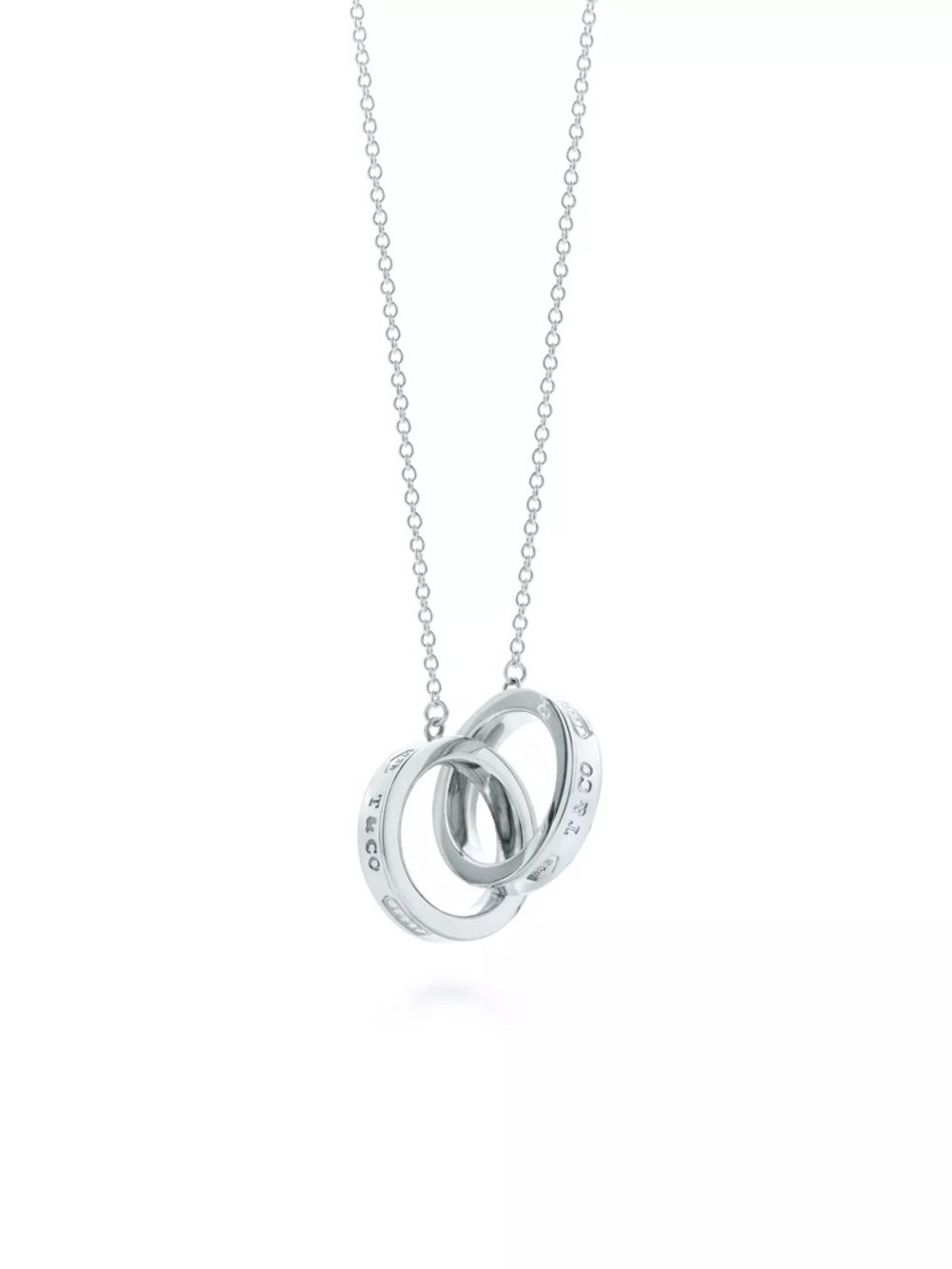 Tiffany 1837 -Interlocking Circles Pendant, Silver